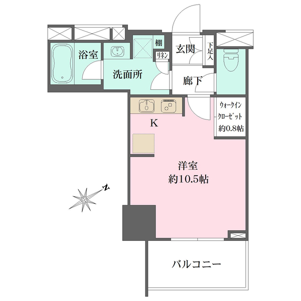ザ・十日市プレイスの間取図
