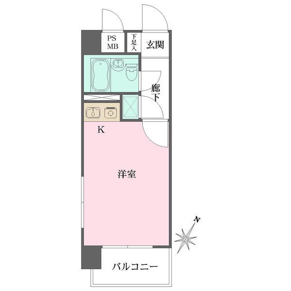 ライオンズマンション西霞町第2の間取図