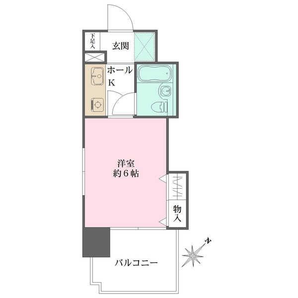 ダイアパレス比治山公園の間取図