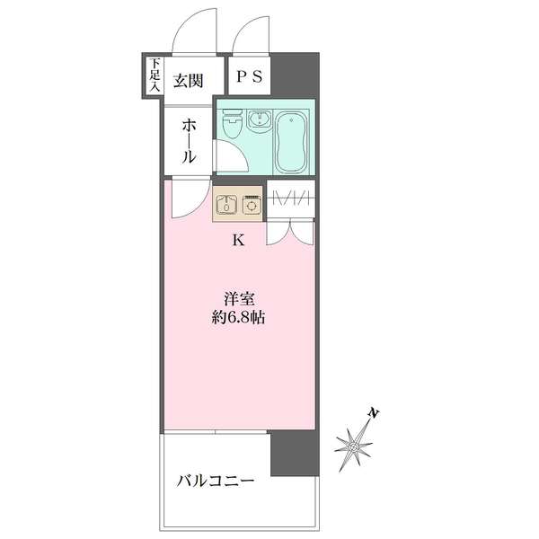 ダイアパレス皆実町の間取図