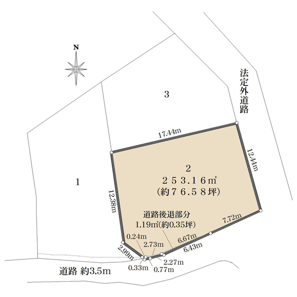 No.2の間取図