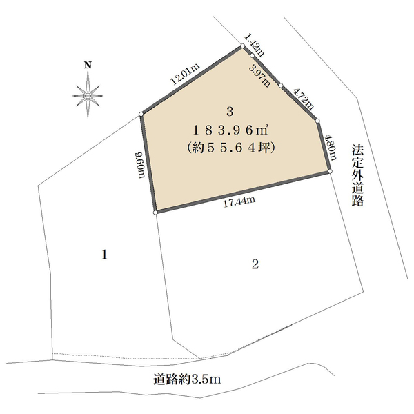 No.3の間取図