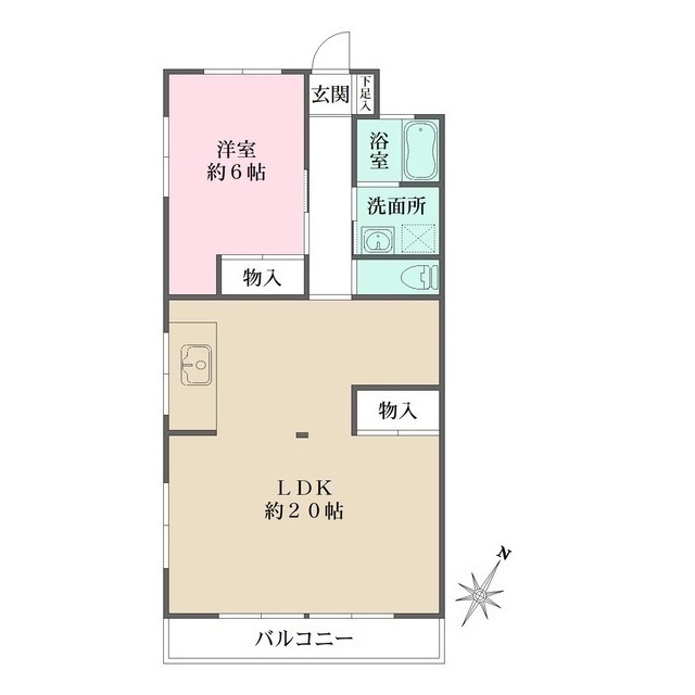 五日市木村ビルの間取図