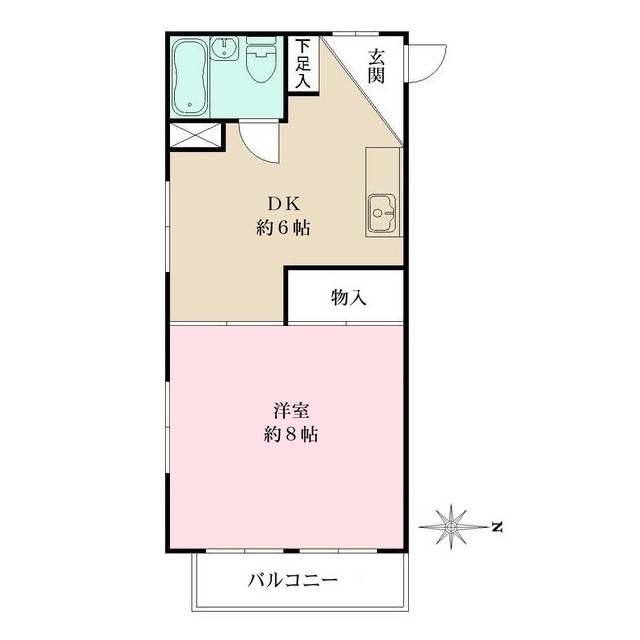 コアサビルの間取図