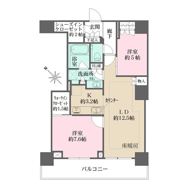ｈｉｔｏｔｏ広島Ｔｈｅ　Ｔｏｗｅｒの間取図
