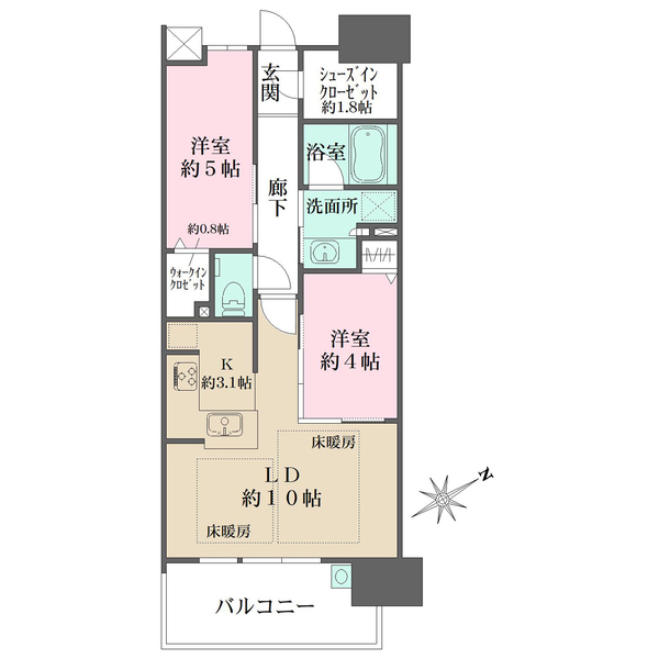 ザ・広島フロントの間取図