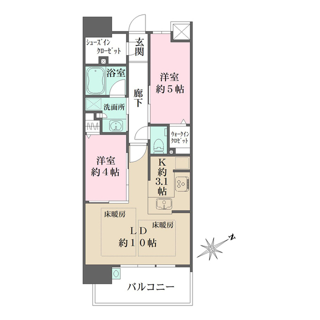 ザ・広島フロントの間取図