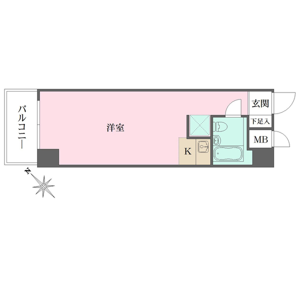 ネオハイツ薬院の間取図