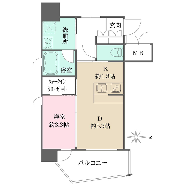 La Fase Estierra AKASAKAの間取図