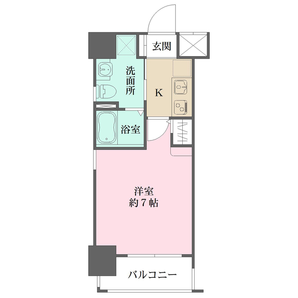 エンクレスト大手門の間取図
