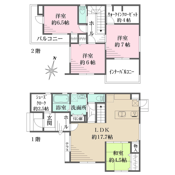 2の間取図