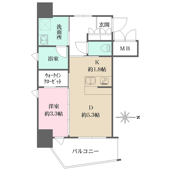 La Fase Estierra AKASAKAの間取図