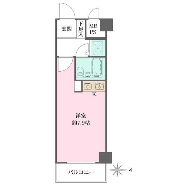 シティコープ浅草橋‘90の間取図