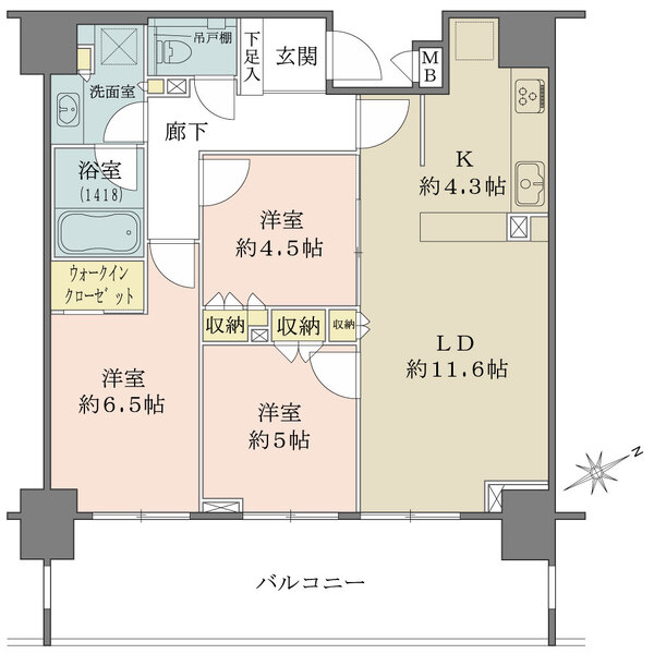 シティテラス目白の間取図