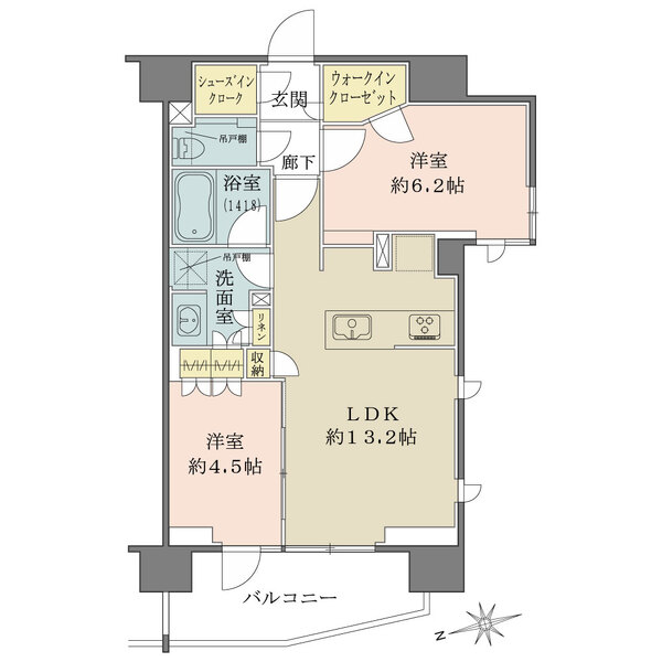 グランレ・ジェイド御茶ノ水の間取図