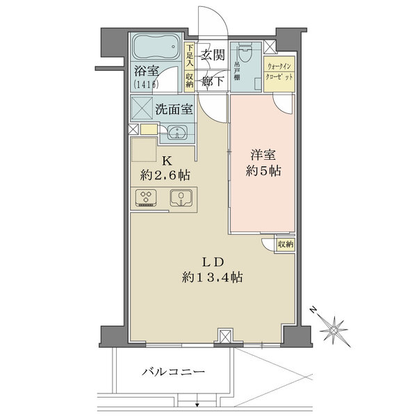 オープンレジデンシア本郷弥生の間取図