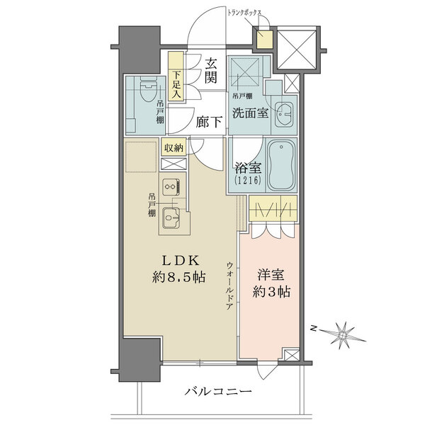 ブランズ文京本郷一丁目の間取図