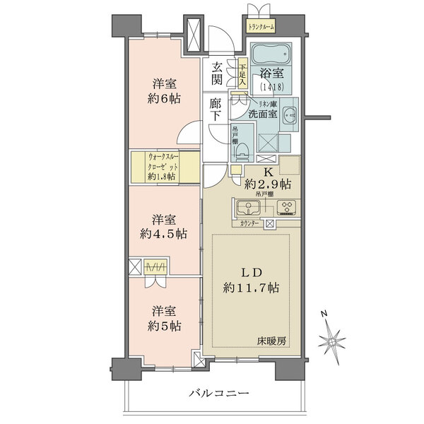 ザ・パークハウス田端の間取図
