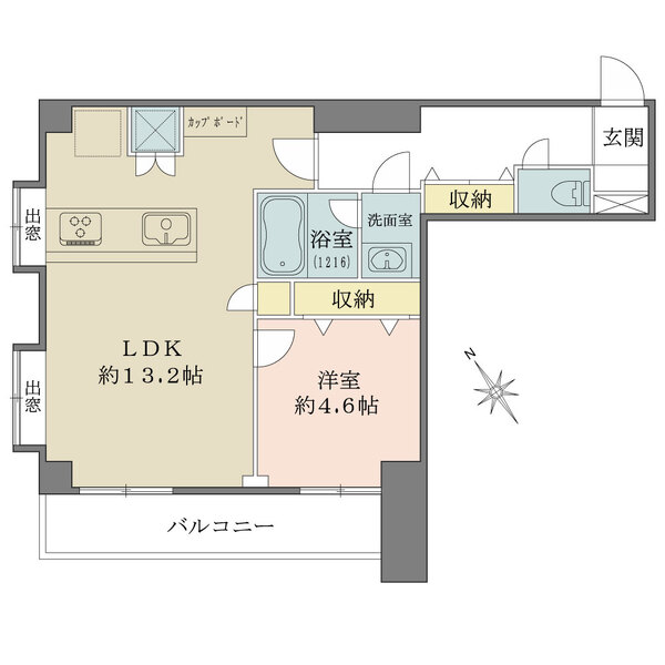 キャニオンマンション文京西片の間取図