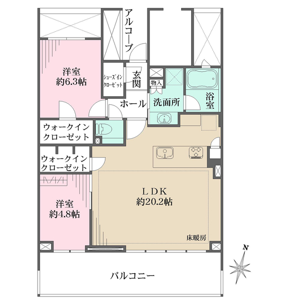 本郷パークハウス　ザ・プレミアフォートの間取図