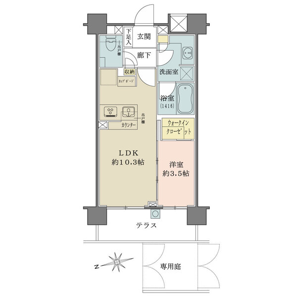 グランスイート文京小桜の間取図