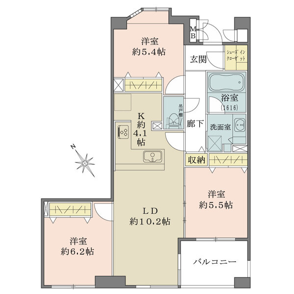 グランスイート文京本駒込の間取図