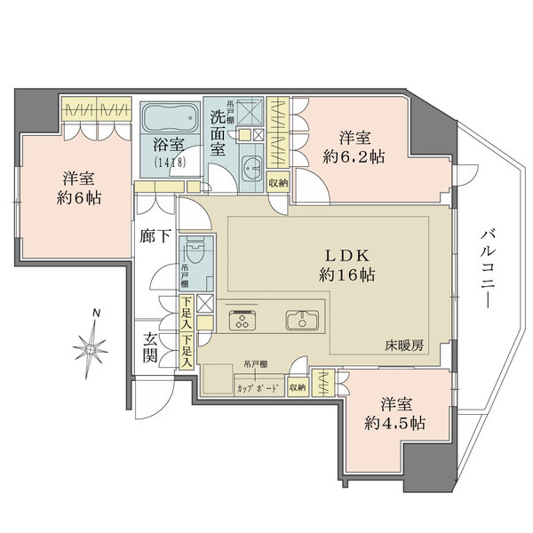 GREEN PARK文京西片の間取図