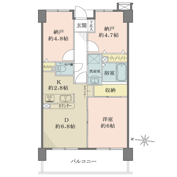 ローヤルシティ西尾久の間取図
