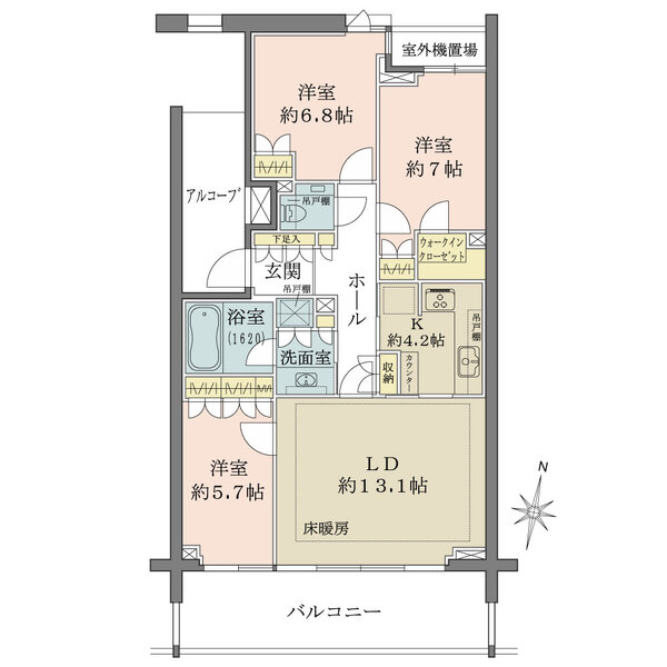 本郷パークハウス　ザ・プレミアフォートの間取図