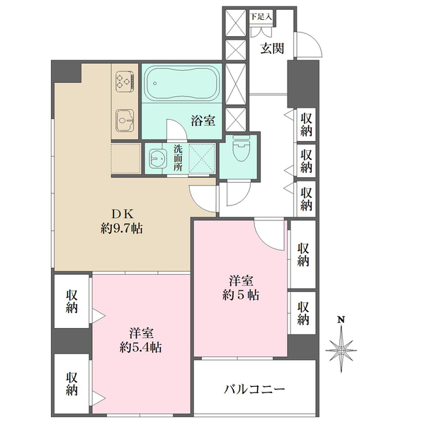 シャトー文京の間取図