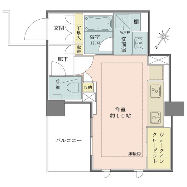 プレミスト文京千石の間取図