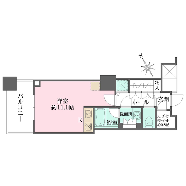 ザ・パークハウス西新宿タワー60の間取図
