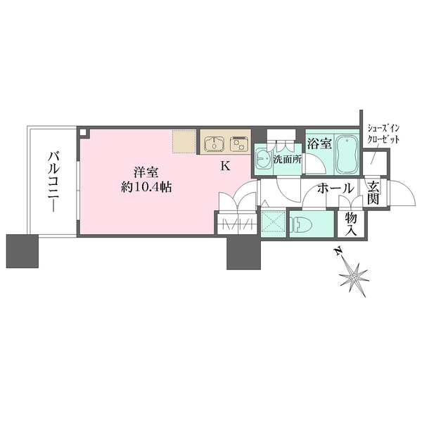 ザ・パークハウス西新宿タワー60の間取図