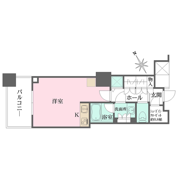 ザ・パークハウス西新宿タワー60の間取図