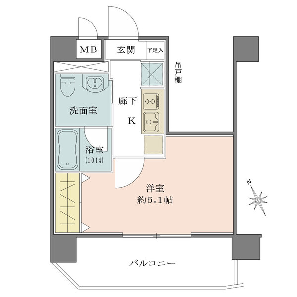 フロントシティ文京の間取図