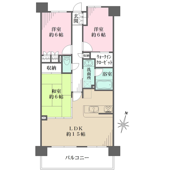 フェリズ横浜矢向の間取図