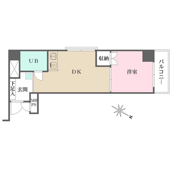 ライオンズマンション神奈川新町第2の間取図