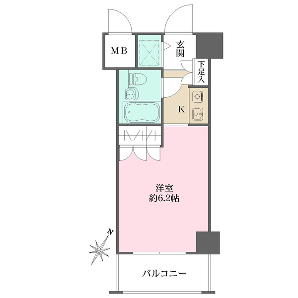 パーク・ノヴァ川崎の間取図