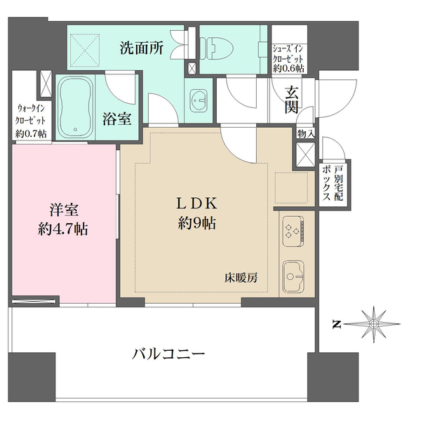 ザ・パークハウス大森タワーの間取図