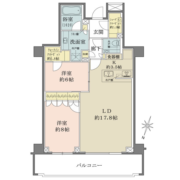 ザ・パークハウス白金長者丸の間取図