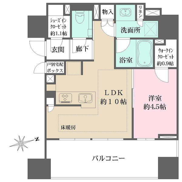 ザ・パークハウス大森タワーの間取図