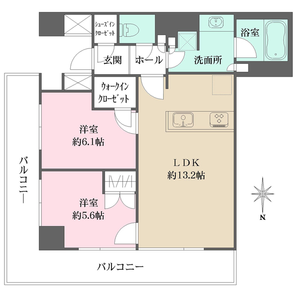 キャピタルマークタワーの間取図