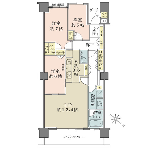 シティタワー品川の間取図