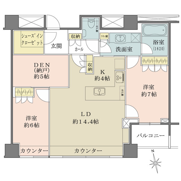 高輪ザ・レジデンスの間取図