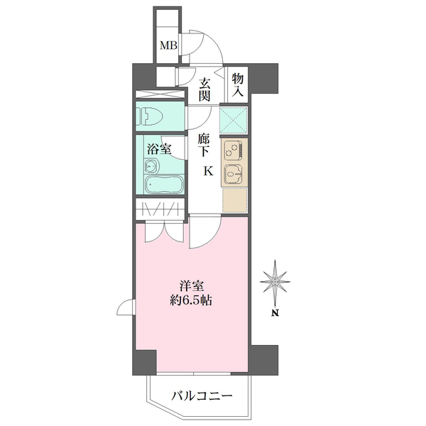 クレイシア蒲田の間取図