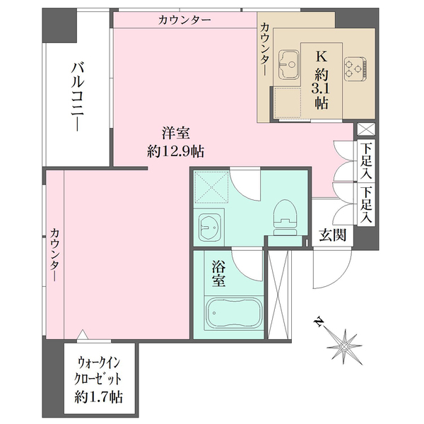 ホームズ高輪台の間取図