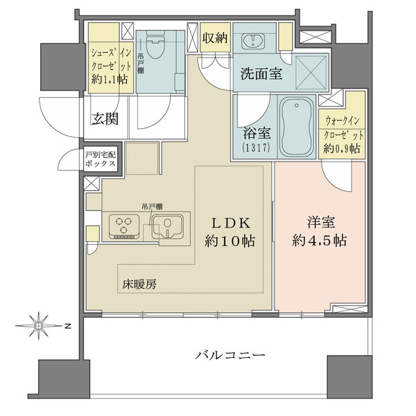 ザ・パークハウス大森タワーの間取図