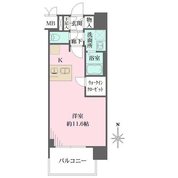プレサンスTHE栄の間取図