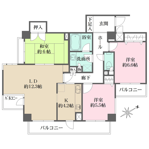 フォルム八事の間取図
