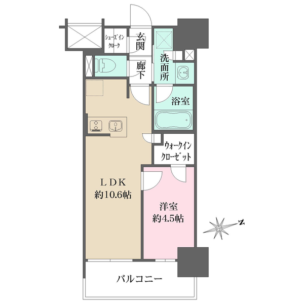 オープンレジデンシア池下THE ONEの間取図